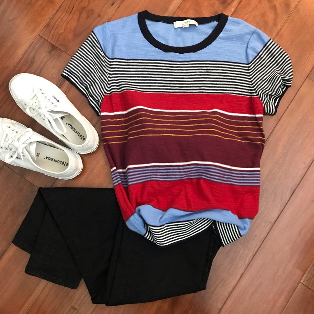 Loft striped top